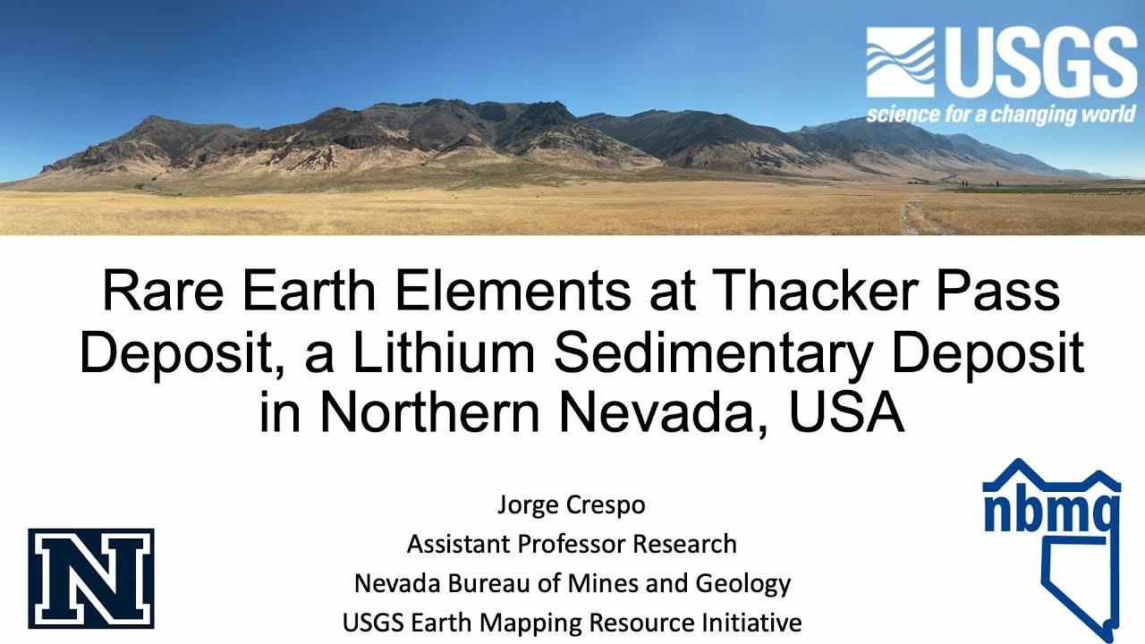 Jorge Crespo - Light rare earth element occurrence, distribution and mineralogy in the Thacker Pass