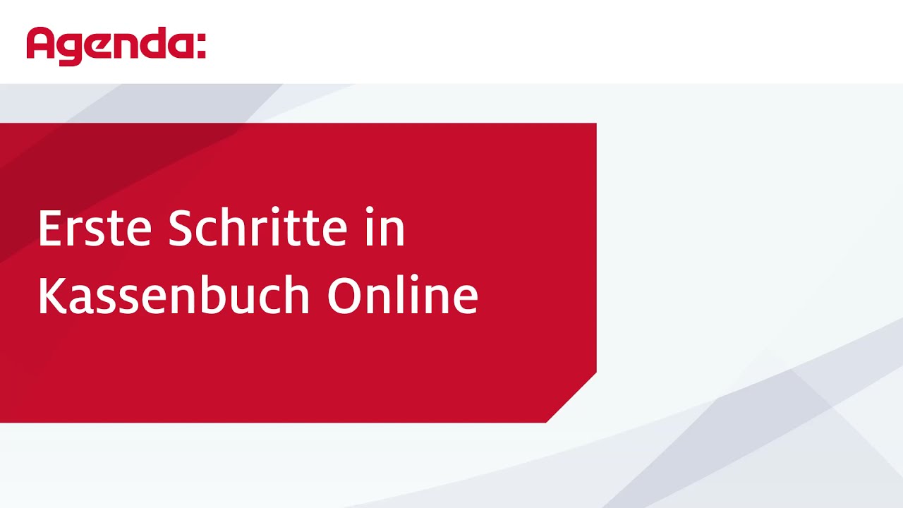 Erste Schritte in Kassenbuch Online (Berater-Version)