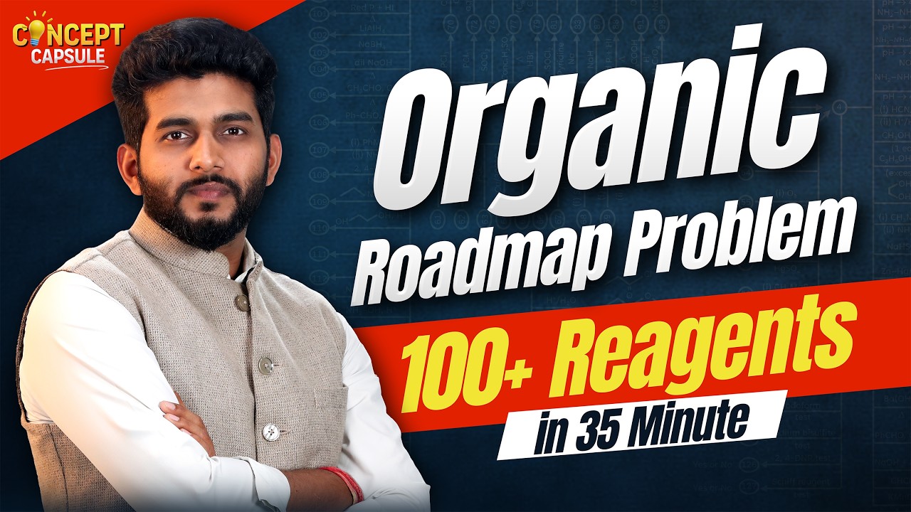 Organic Chemistry Roadmap 🔥 100+ Reagents in 35 Minutes