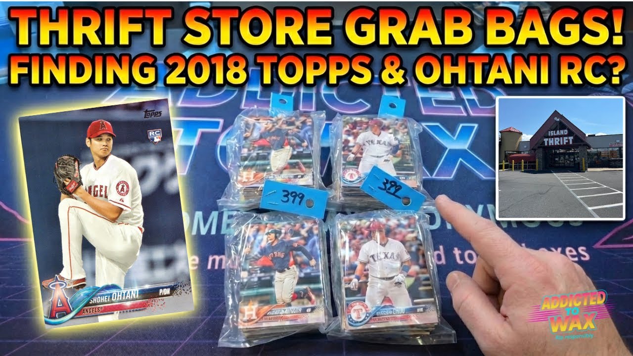 THE OHTANI CHASE! 🦄 4 Mystery Bags with 2018 Topps Cards