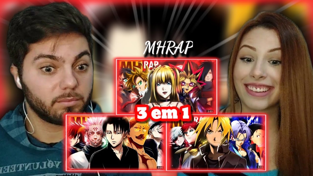 REACT 3 em 1 Vibe Animes 1, 2 e 3 | MHRAP | BG React
