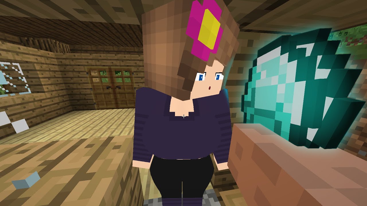 Minecraft Jenny mod gameplay