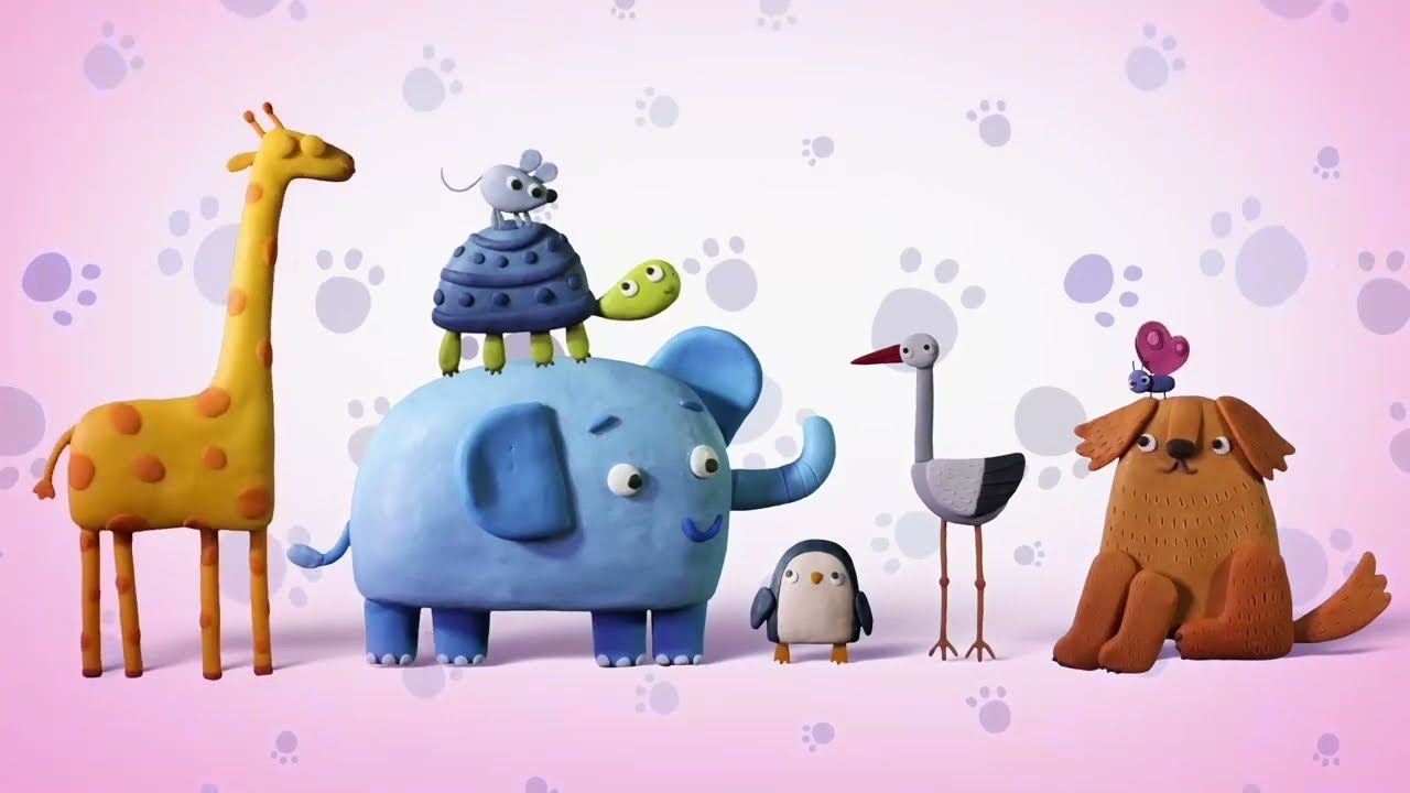 Claymotions - ANIMALS COLLECTION 🦁 🟡 Best Cartoons for Babies - Super Toons TV