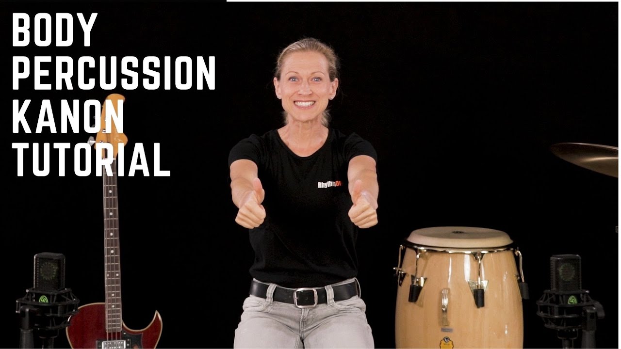 BODY PERCUSSION KANON Snap, black!  TUTORIAL // Richard Filz