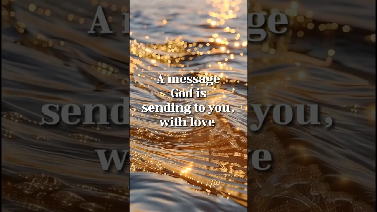 A message God is sending to you, with love | god message quotes 