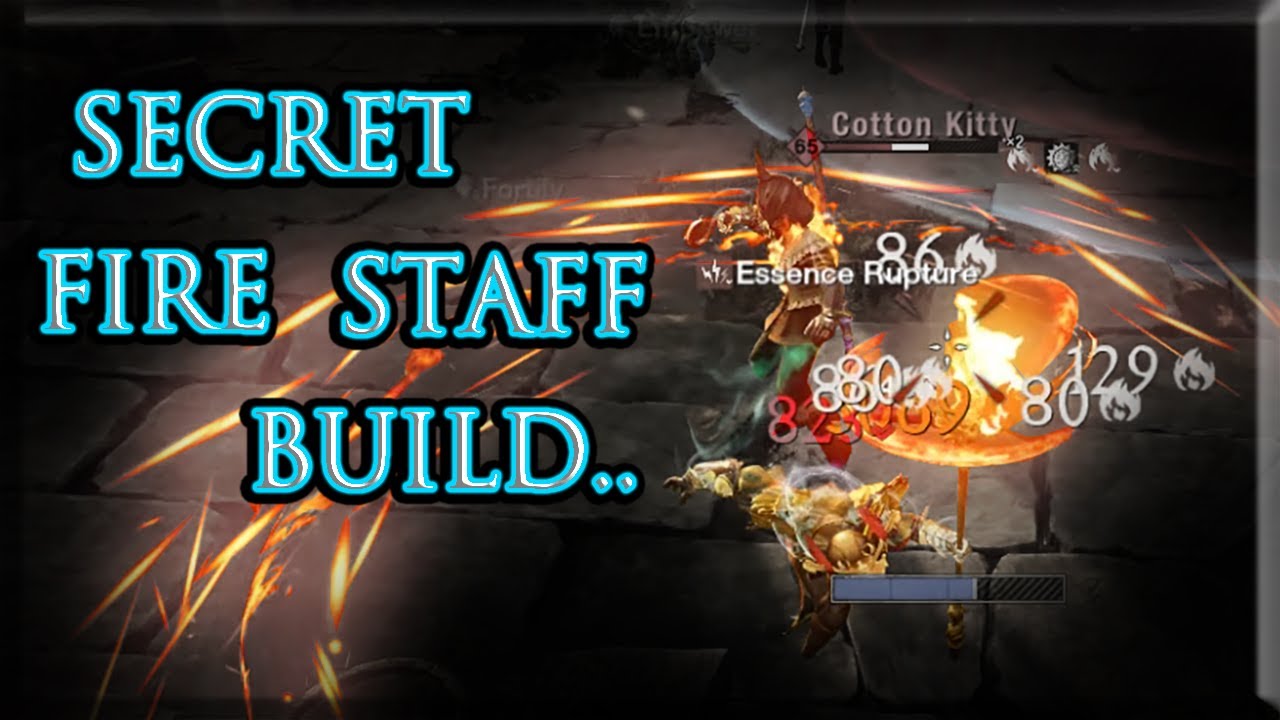 Fire Staff Is A Melee Weapon Now? 🗡 New World Aeternum PvP Gameplay - Rapier Fire Staff Build