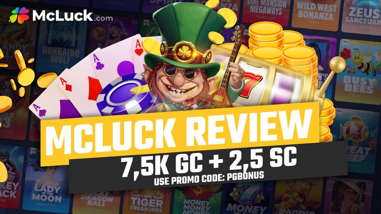 McLuck Casino Review + Exclusive Sign Up Bonus Code: PGBONUS