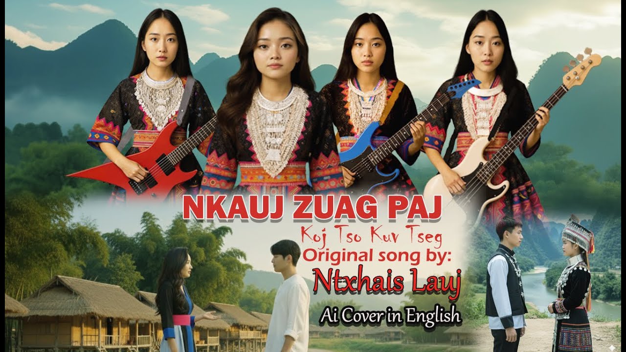 Koj Tso Kuv Tseg | Ai Cover song | Original song by Ntxhais Lauj | Hmong Ai Music, soft rock.
