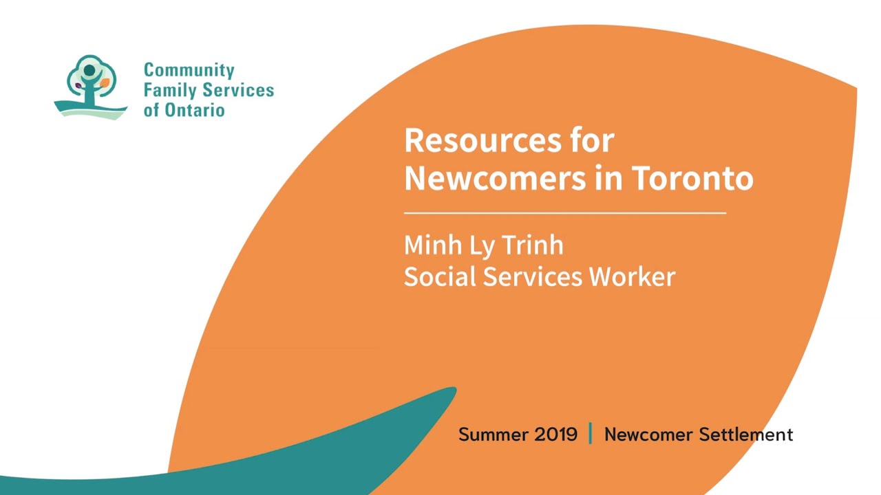 Resources for Newcomers in Toronto in English