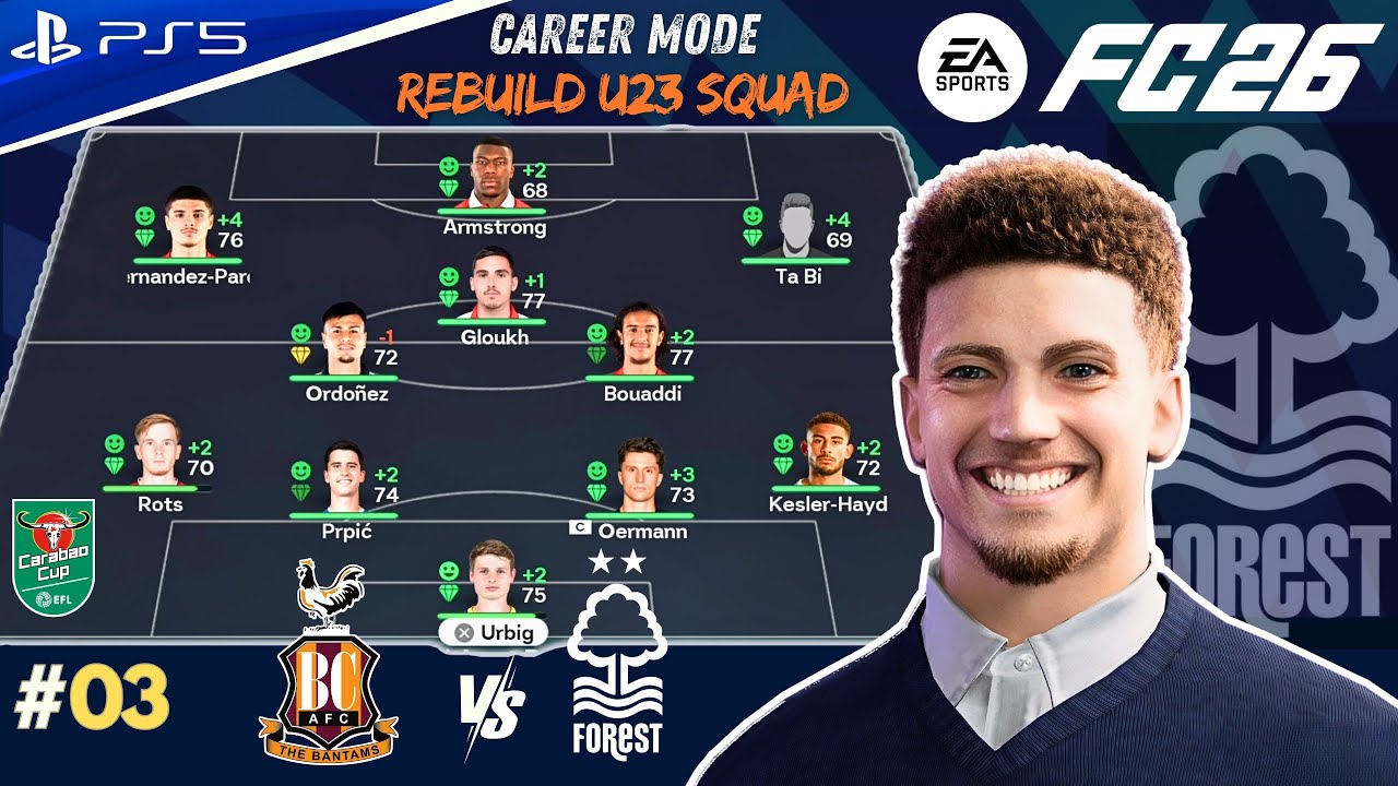 FC 26 - FIRST BIG WIN AT CARABAO CUP AGAINST BRADFORD | CAREER MODE