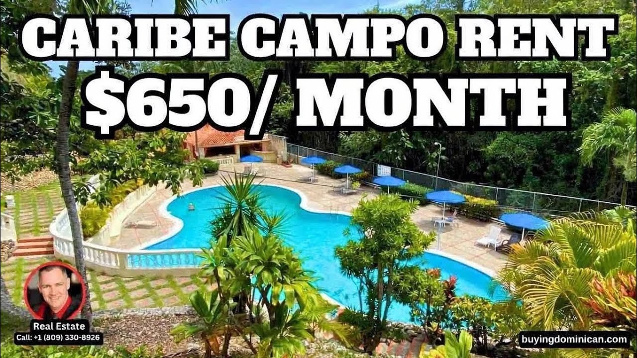 Sosua Condo for Rent | Caribe Campo 650/ Month | Dominican Republic
