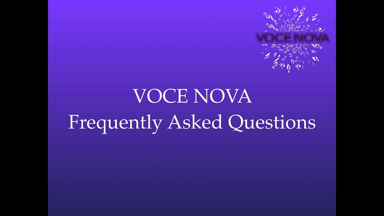 VOCE NOVA - Luxury Event Entertainment - Frequently Asked Questions