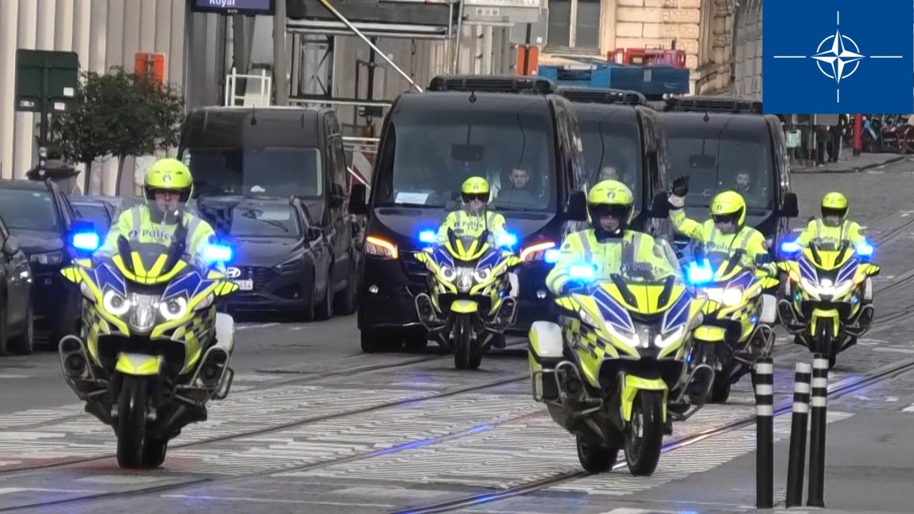 [NAVO-TOP BRUSSEL] Verschillende BEGELEIDINGEN met spoed tijdens kleine NAVO-TOP in BRUSSEL! [#1]