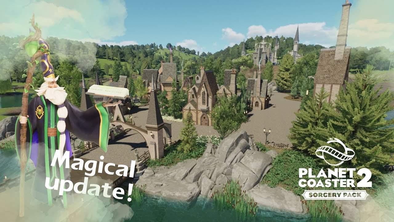 Planet Coaster 2: НОВАЯ зона колдовства (Проект «Уиллоу Гроув» — Расширение парка, часть 3)