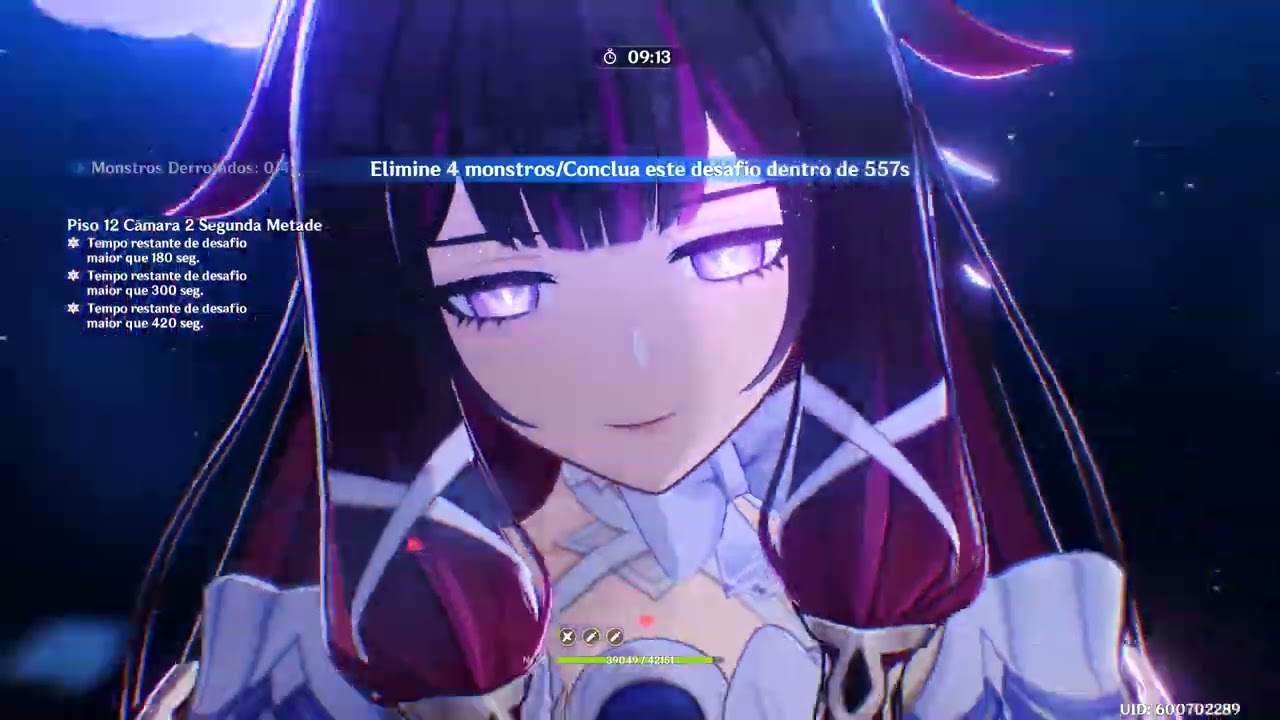 Genshin Impact Luna IV Spiral Abyss (16 Fev - 16 Mar). Skirk/Zibai