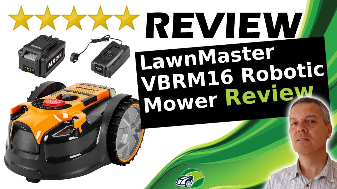 LAWNMASTER VBRM16 OcuMow™ Review - Drop And Mow Robotic Lawnmower