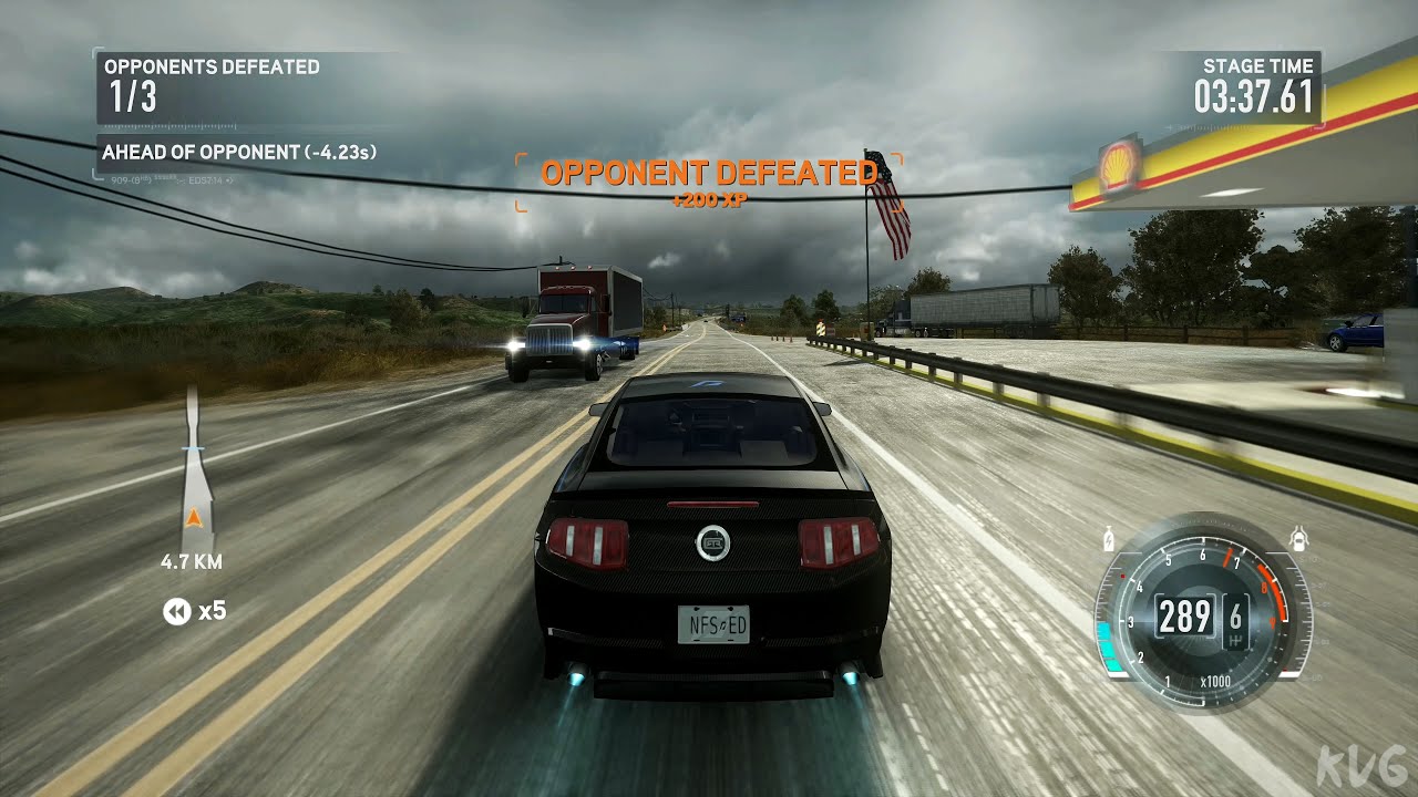 Need for Speed: The Run - Ford Mustang RTR (NFS Edition) 2011 - Gameplay (PC UHD) [4K60FPS]
