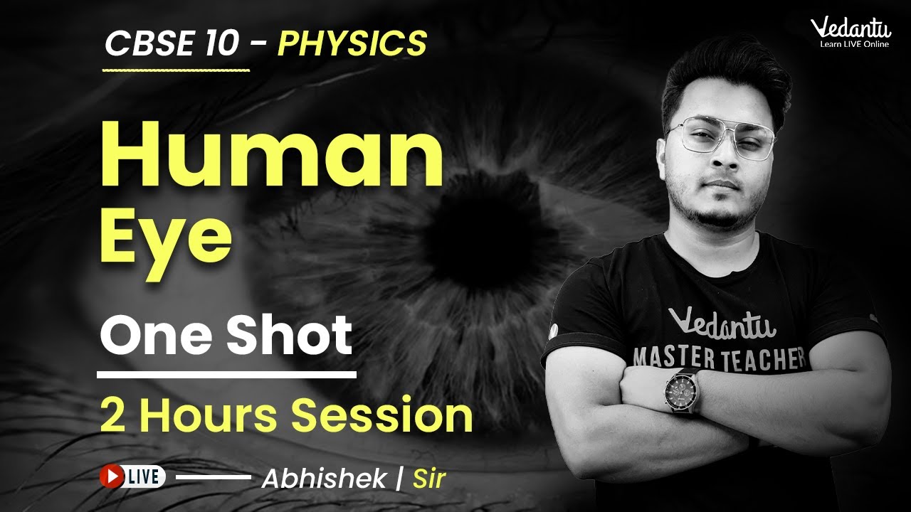Human Eye in One Shot | 2 Hours Session | Class 10 CBSE 2023 | Abhishek Sir @vedantucbse10th