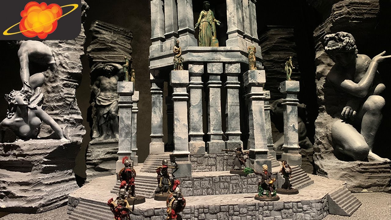 I Made Dark God Temple Terrain for Warhammer and D&D
