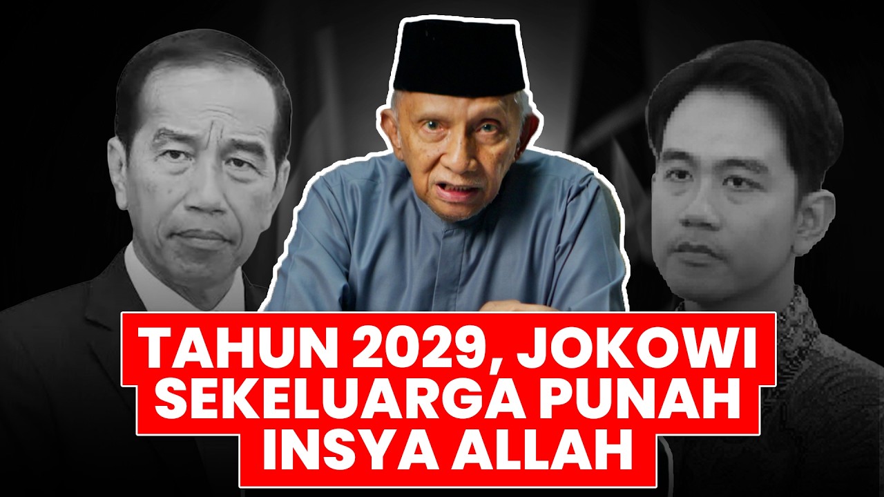 TAHUN 2029,JOKOWI SEKELUARGA PUNAH INSYA ALLAH