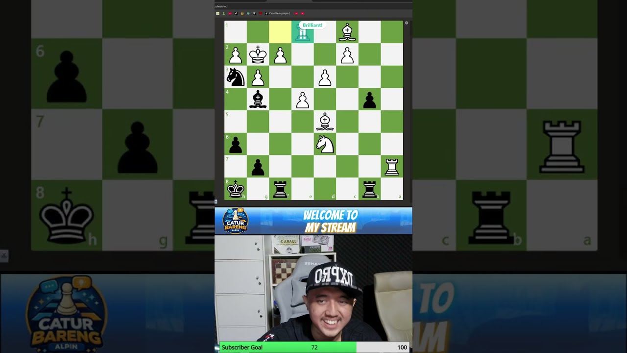 Catur Bareng Alpin Chat LIVE !! Chess.com selamat datang di HAMA ESPORT