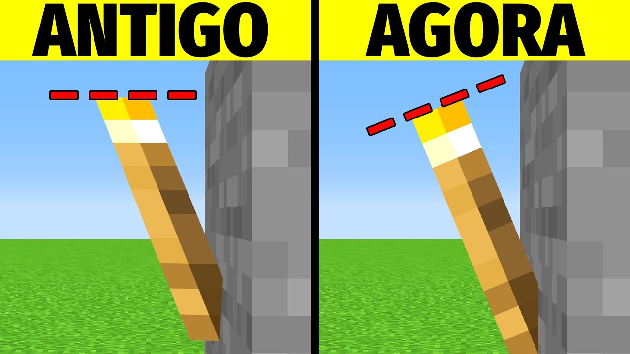 Mudanças do Minecraft que você NUNCA VIU