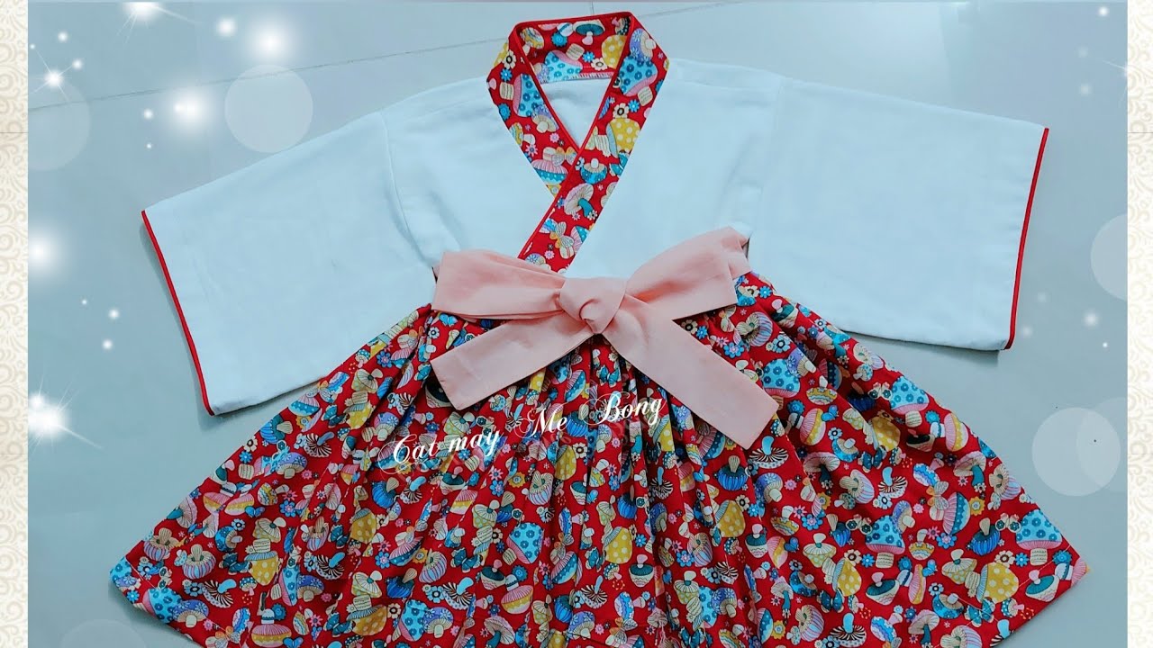 🌻 HD cắt may đầm Yukata biến kiểu cho bé 🌻