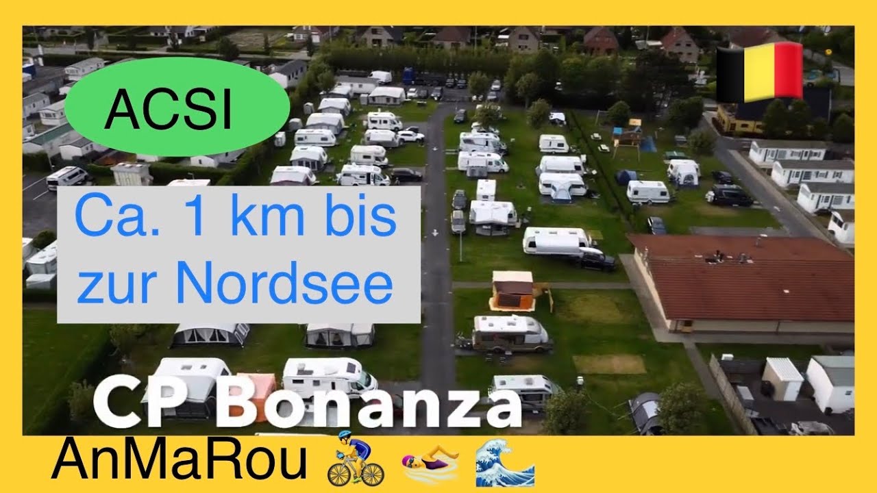 🇧🇪 Blankenberge Camping Bonanza Nordsee Westflandern Belgien Stadtbesichtigung