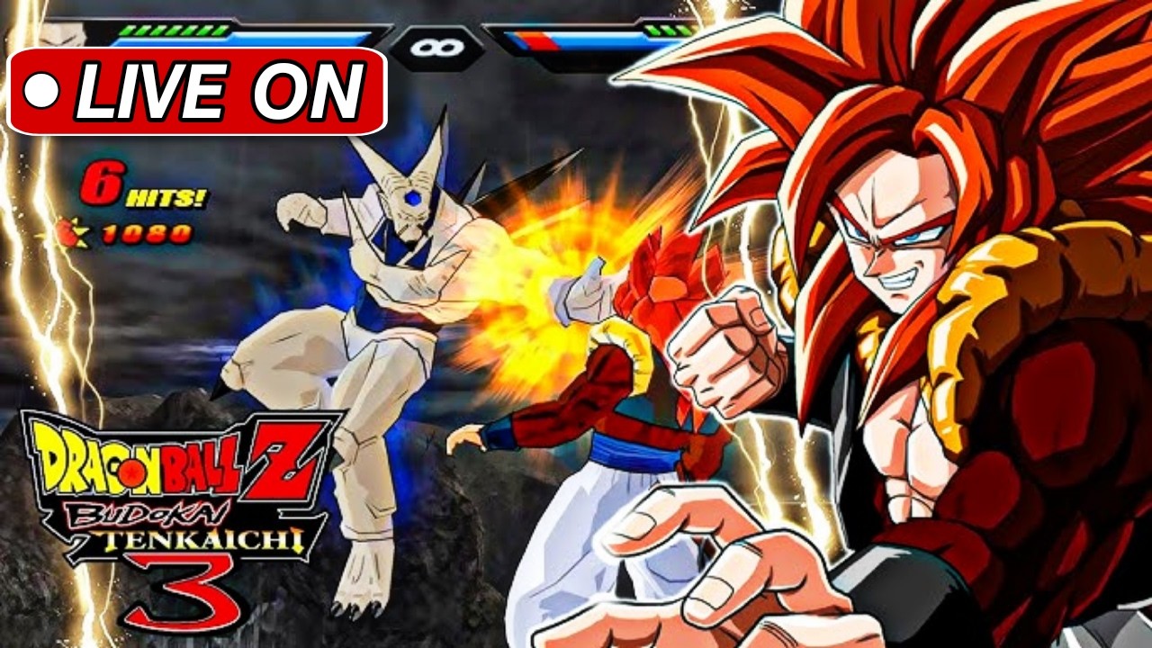 🔴 LIVE ON Dragon Ball Budokai Tenkaichi 3 | dia 1001 tentando melhorar kkkkkkk