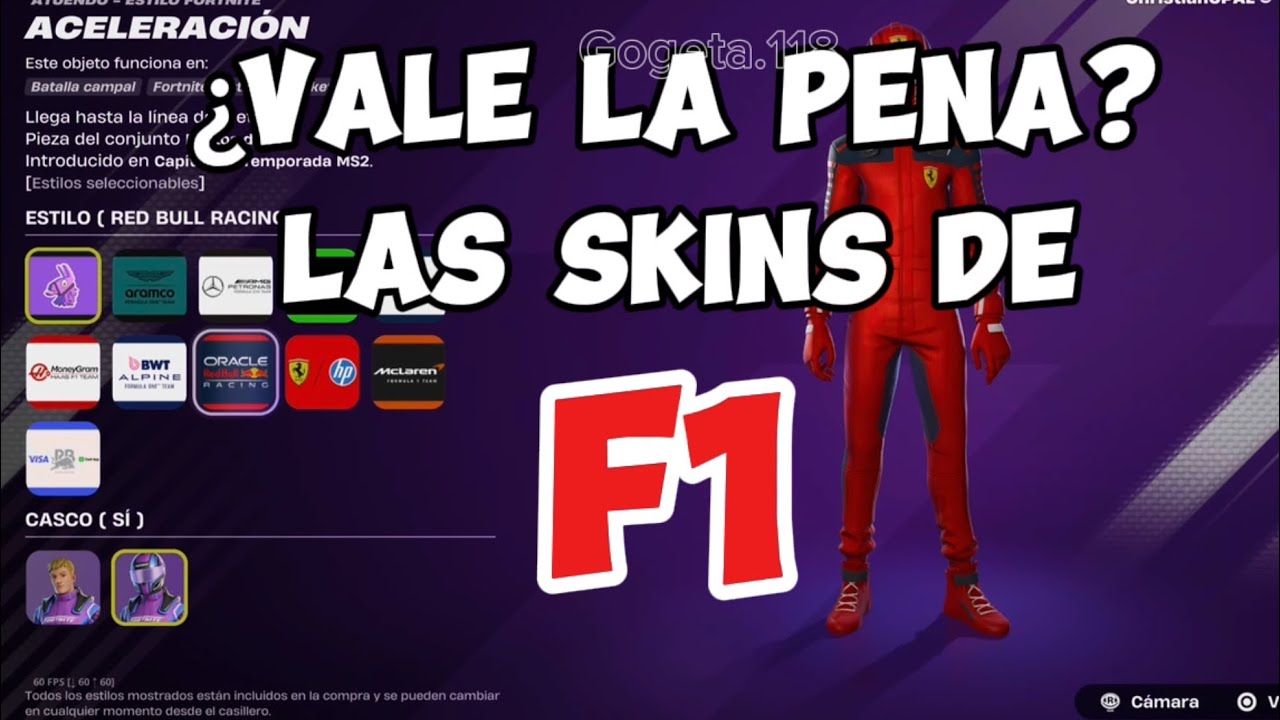 Vale la pena las nuevas skins de Fórmula 1