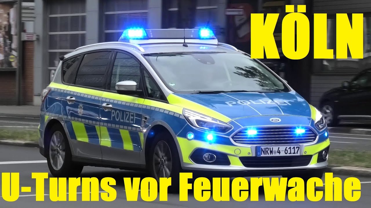 PERSONEN IGNORIEREN POLIZEI + Mehrere U-Turns vor Feuerwache mit Alarm u.v.m.! #köln #köln50667