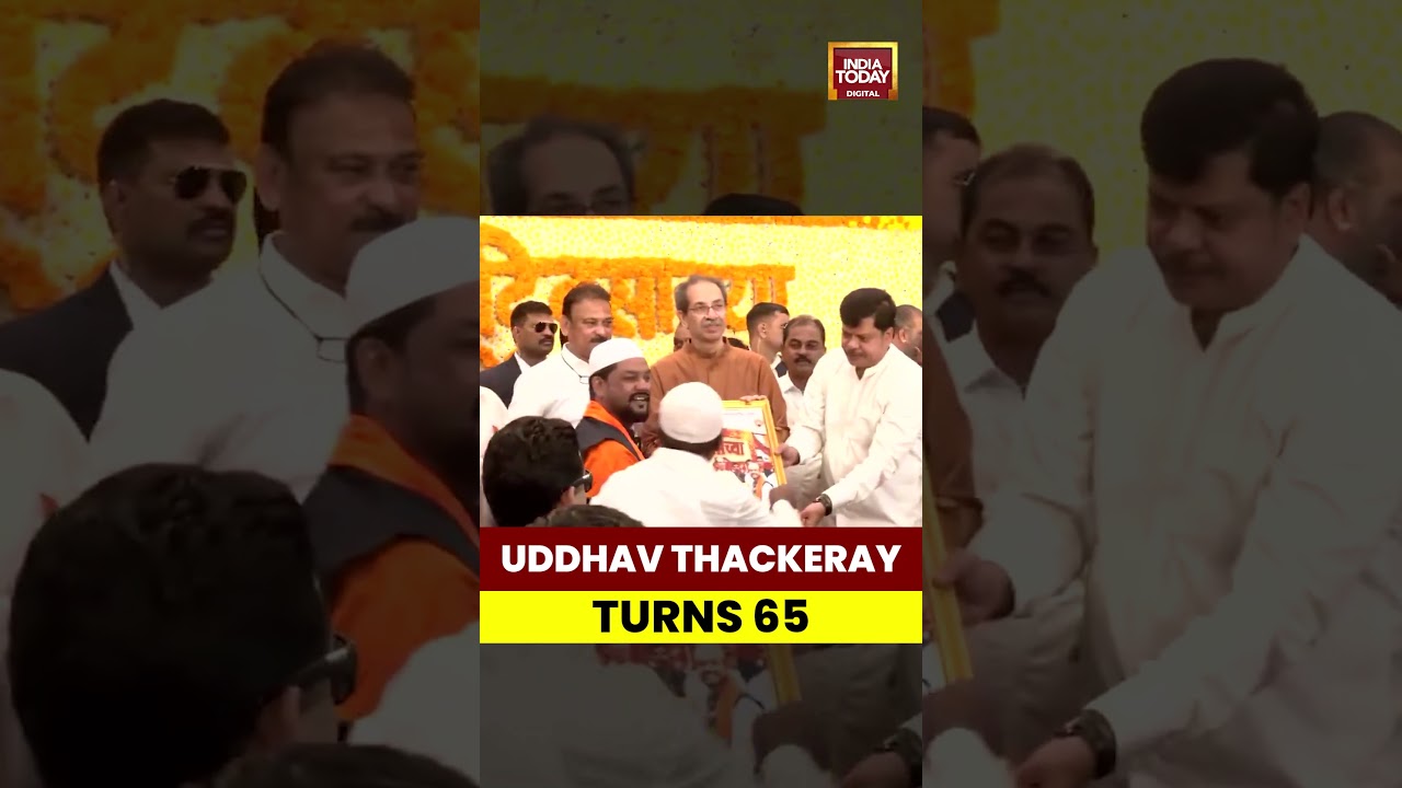 #ShivSenaUBT Chief #UddhavThackeray Celebrates 65th Birthday, Receives Greetings in #Mumbai
