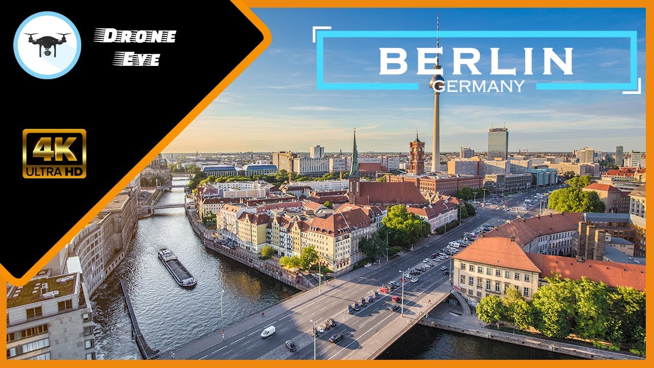 🌍 Berlin | Germany 🇩🇪 | Through A Drone's Eye | 4K Drone Footage | Mind Relaxing 👁&zwj;🗨