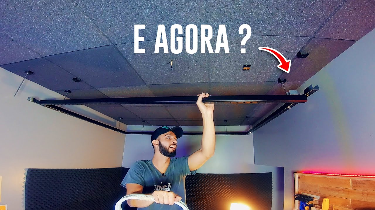 PRIMEIROS TESTES NA ESTRUTURA DE ILUMINAÇÃO DO ESTÚDIO - VlogMaker S01E08