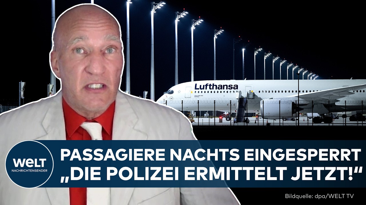 FLUGHAFEN MÜNCHEN: Hunderte Passagiere nachts eingesperrt! – „Die Polizei ermittelt jetzt!“