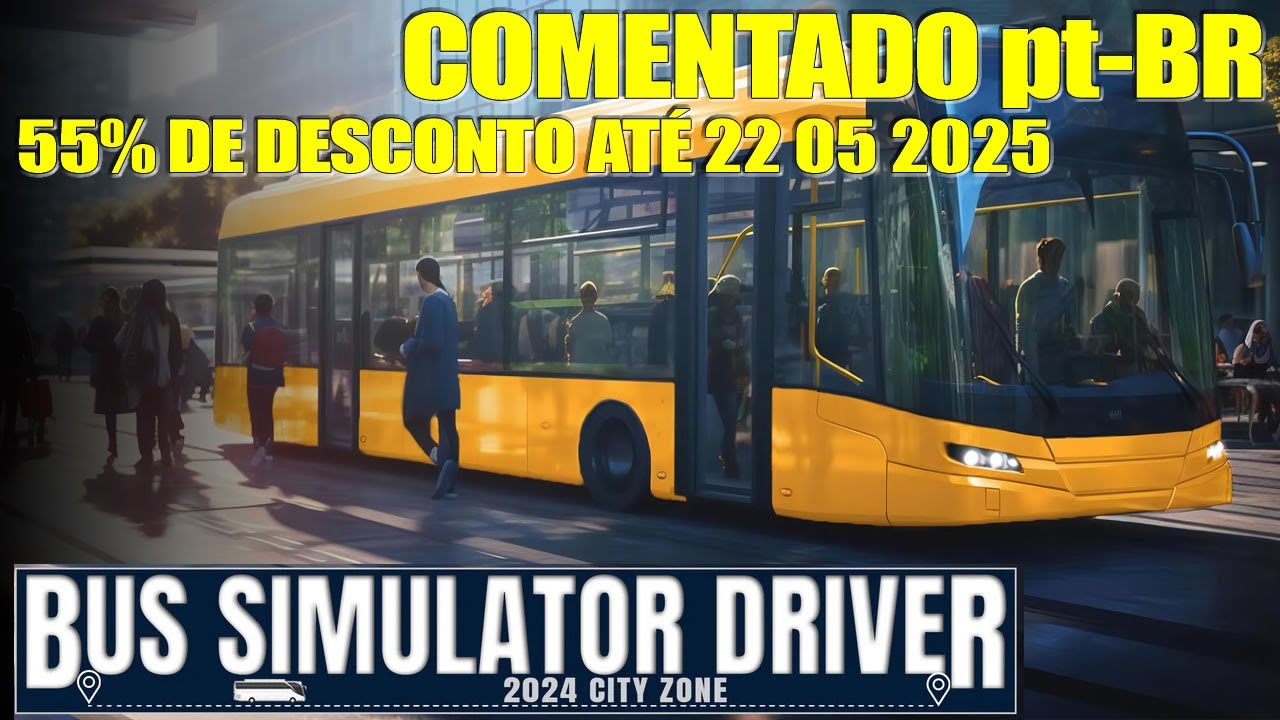 Bus Simulator Driver 2024 : City Zone - PS5 Gameplay COMENTADO pt-BR