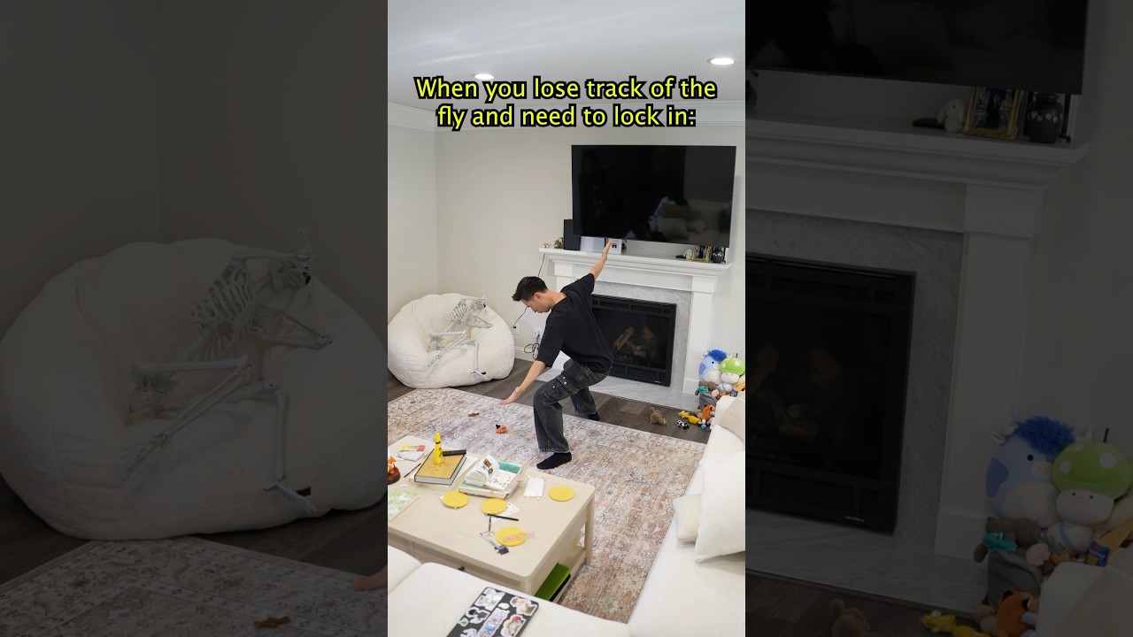 Trying to catch a fly… 