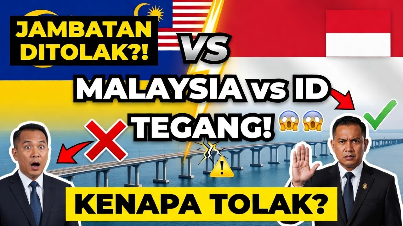 Cadangan Jambatan Cetus Ketegangan Apabila Indonesia Menolak Mentah Mentah Rancangan Malaysia