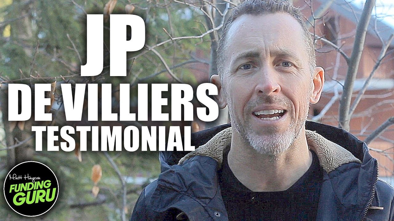 JP De Villiers - Matt Haycox Funding Guru Testimonial