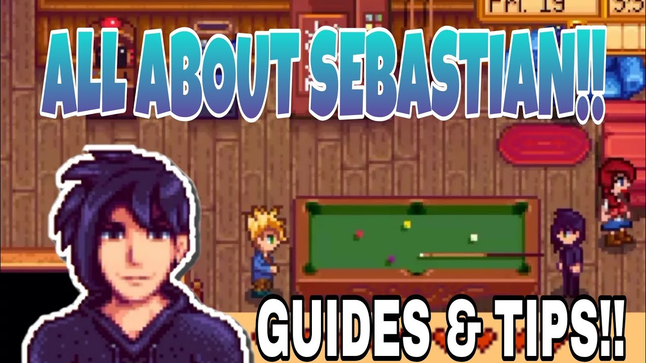 Sebastian THE LONER | Marriage Candidate Guide in Stardew Valley