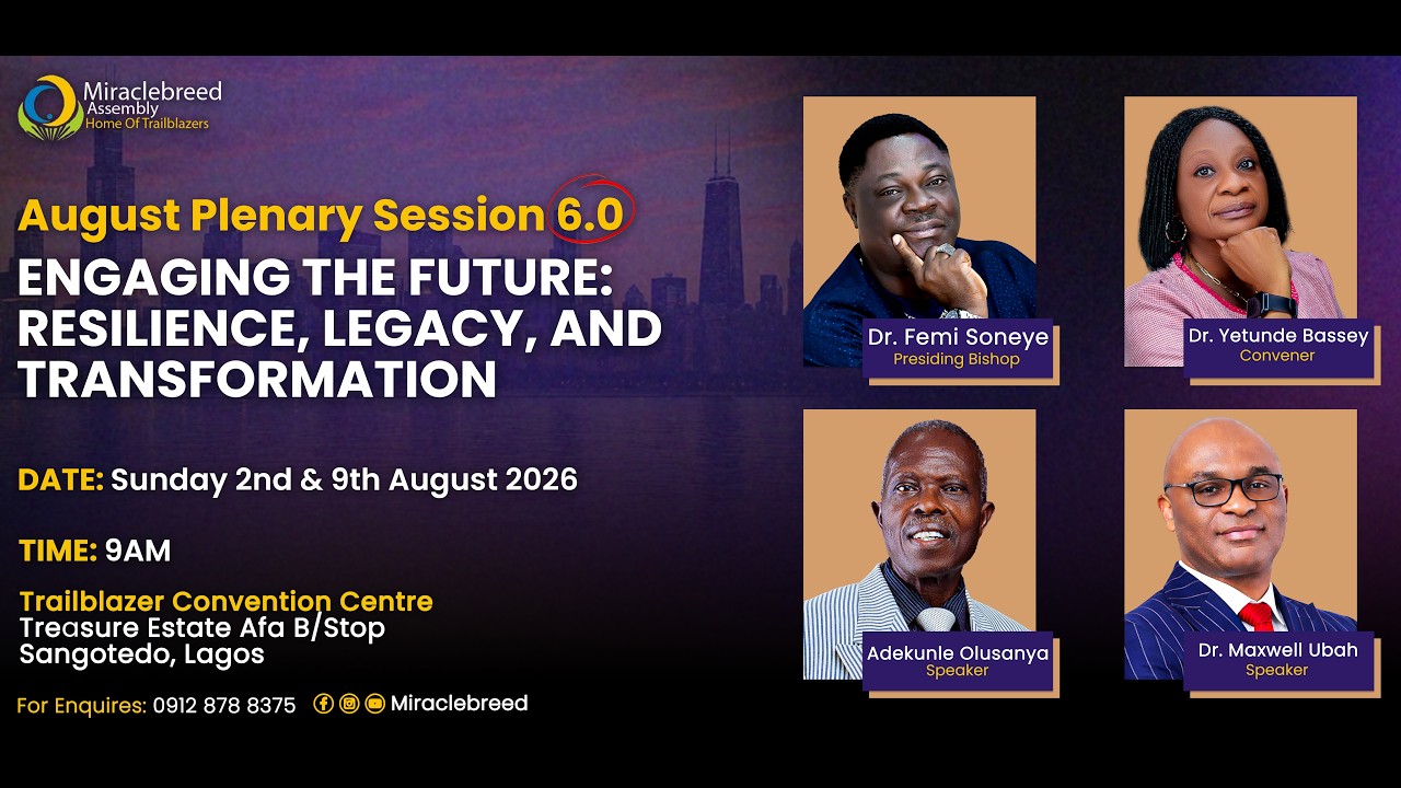 AUGUST PLENARY SESSION 6.0