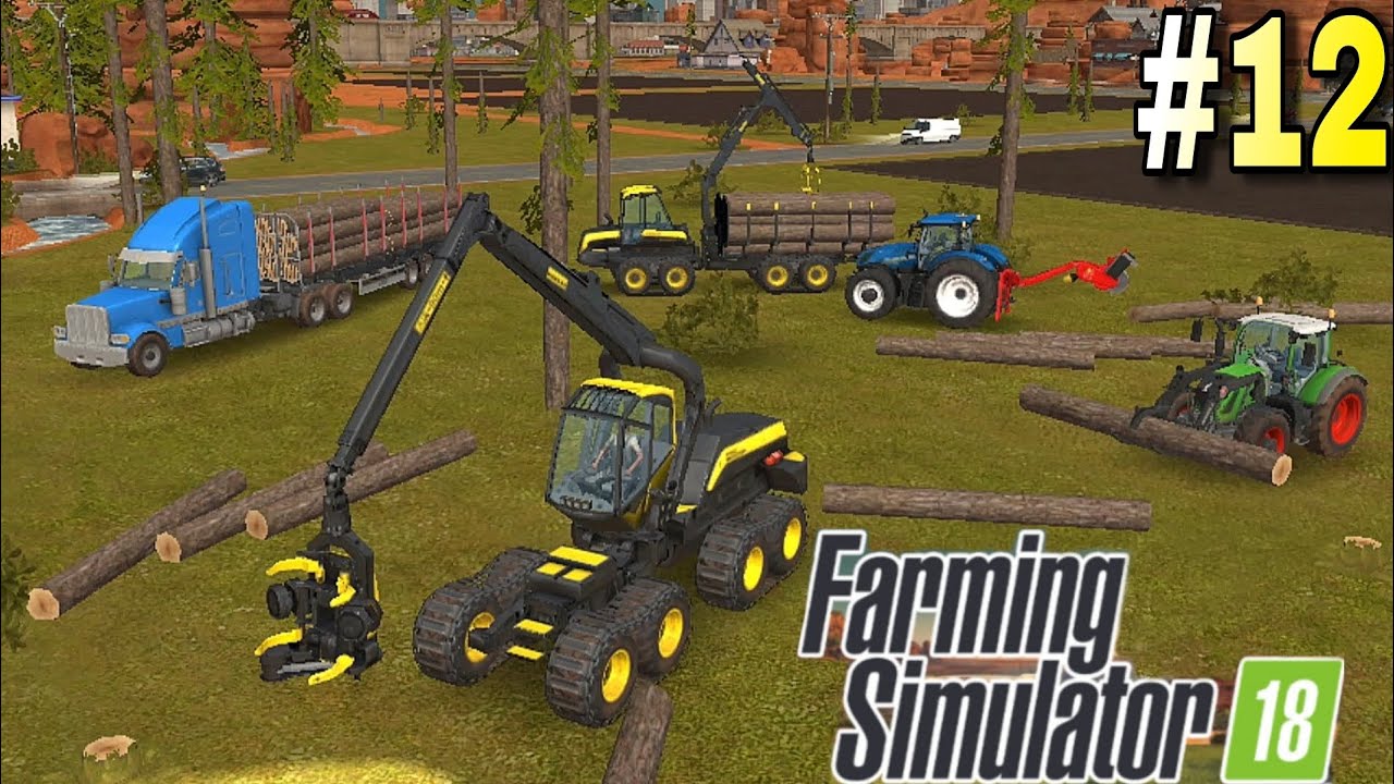 Comprei Máquina de Silvicultura para corta ÁRVORE! - FS 18