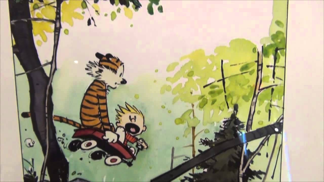 Calvin and Hobbes at Billy Ireland Cartoon Library and Museum
