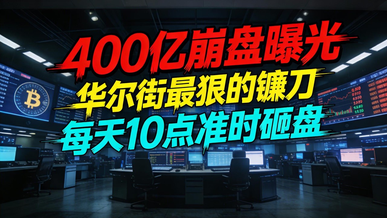 【導致400億崩盤內幕交易真相】華爾街最神秘的賺錢機器，每天10點准時砸盤比特幣