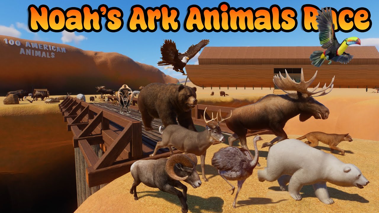 100 American Animals Race in Noah's Ark Planet Zoo included Puma, Greater Rhea, Eagle, Deer