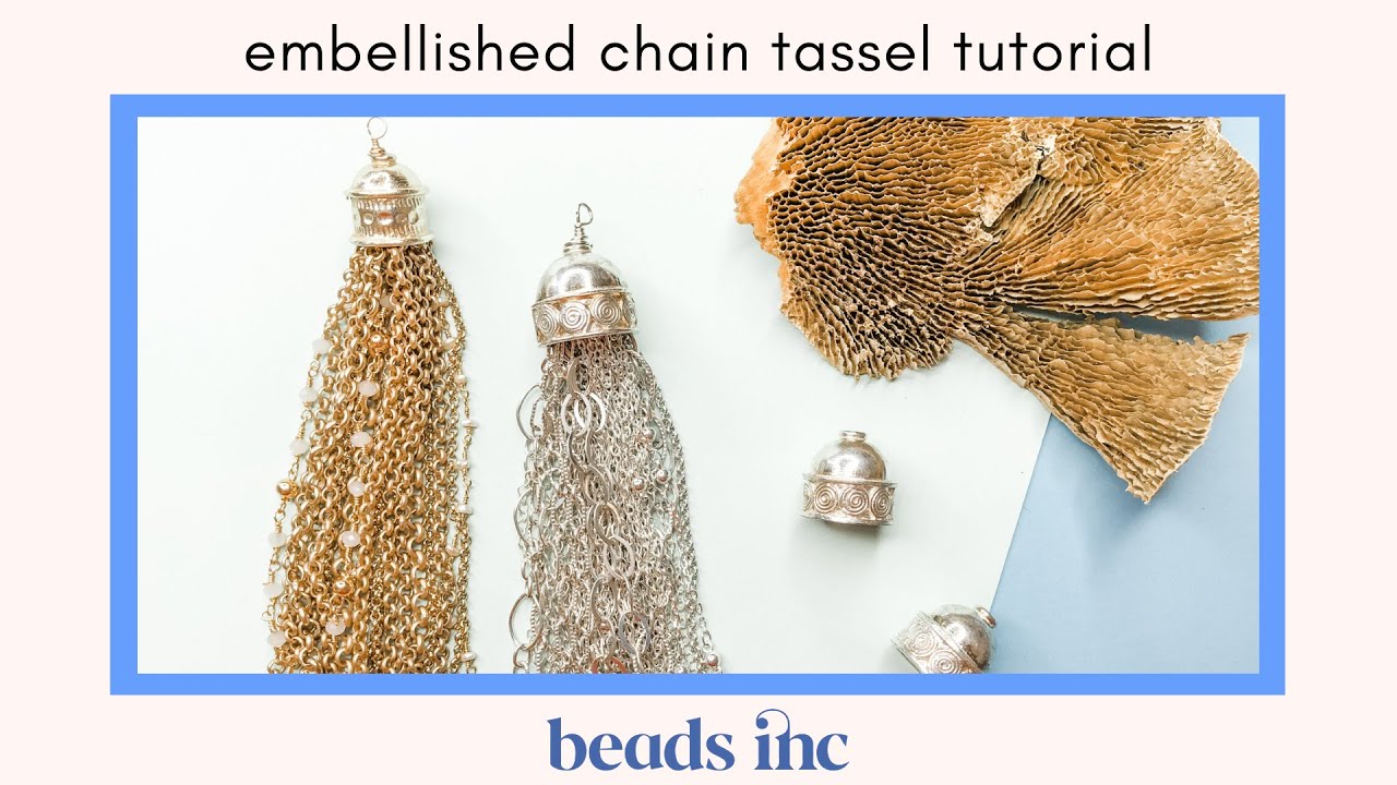 Embellished Chain Tassel Tutorial