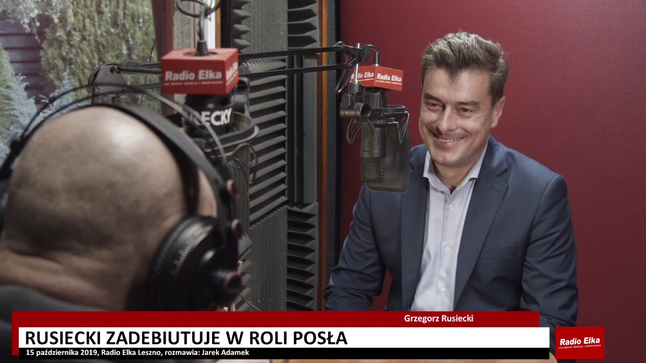 Grzegorz Rusiecki przed pierwszą kadencją w Sejmie