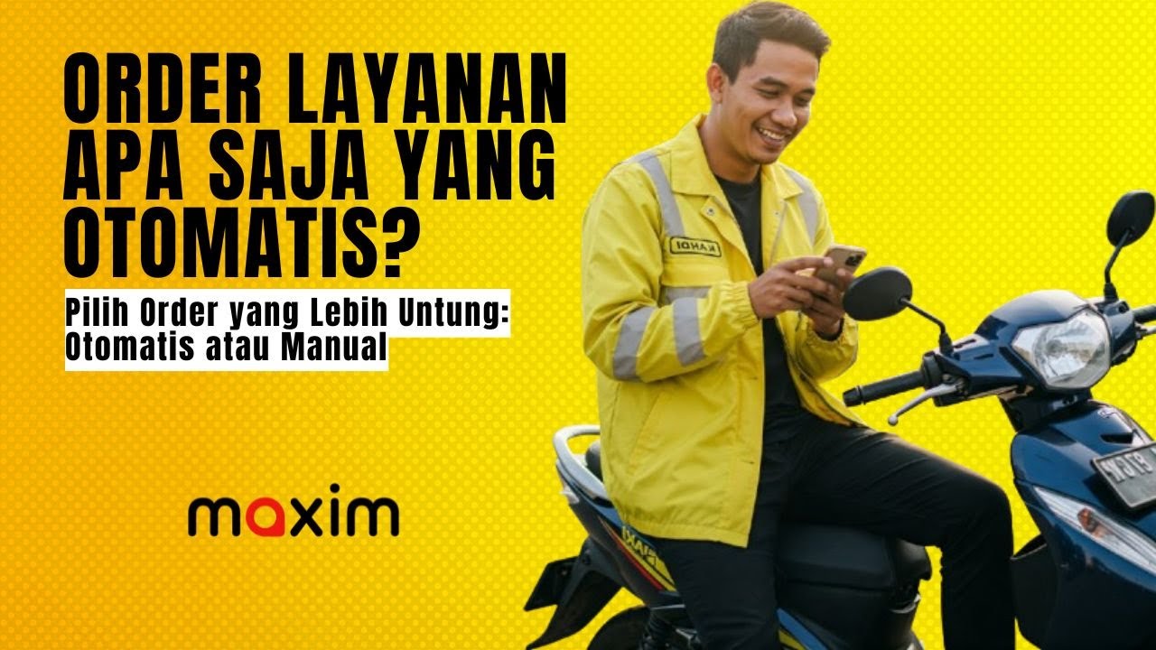 Orderan Otomatis Maxim Driver: Order Apa yang Menguntungkan?  ǀ Tutorial Maxim Driver Bike
