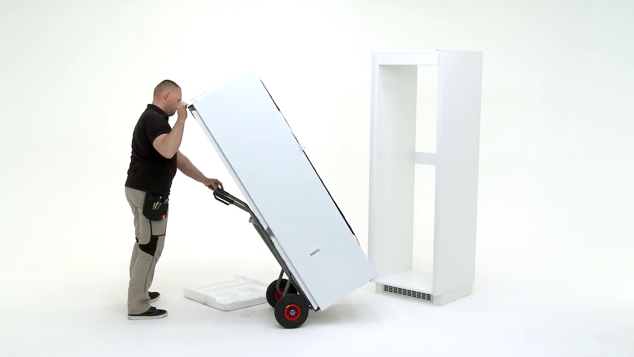 AEG - Comment installer mon combiné frigo/congélateur? -  Hoe mijn koel-vriescombinatie installeren?