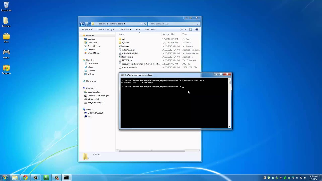 Change Custom Recovery from TWRP to ClockworkMod on HTC One